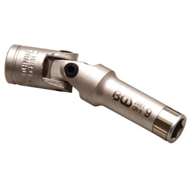 Šarnyrinė galvutė kaitinimo žvakėms 3/8", 9 mm Šarnyrinė galvutė kaitinimo žvakėms 3/8", 9 mm