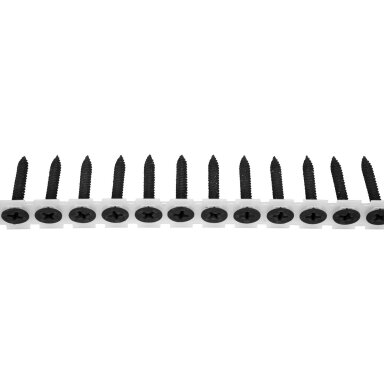 Savisriegiai į metalą fosfatuoti ant juostelės 3,5 x 25mm. 1000vnt. Savisriegiai į metalą fosfatuoti ant juostelės 3,5 x 25mm. 1000vnt.
