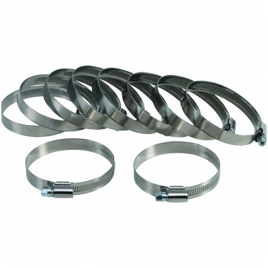 Sąvaržų rinkinys 50x70 mm, Stainless Steel, 10 vnt. Sąvaržų rinkinys 50x70 mm, Stainless Steel, 10 vnt.