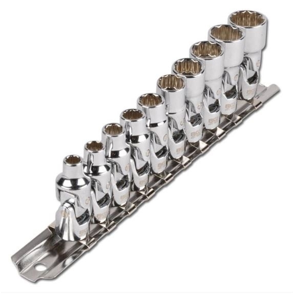 Šarnyrinių galvučių komplektas 1/4" 1 Šarnyrinių galvučių komplektas 1/4" 1