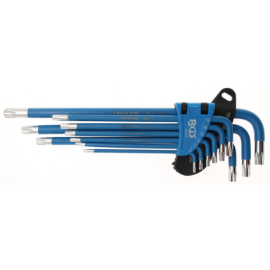 L tipo raktų rinkinys - T-Star (Torx) T10 - T50 - 9vnt. L tipo raktų rinkinys - T-Star (Torx) T10 - T50 - 9vnt.