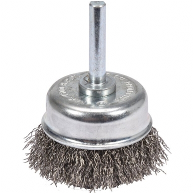 Šepetys puodo tipo su kotu nerūdijantis plienas - INOX 50mm. Šepetys puodo tipo su kotu nerūdijantis plienas - INOX 50mm.