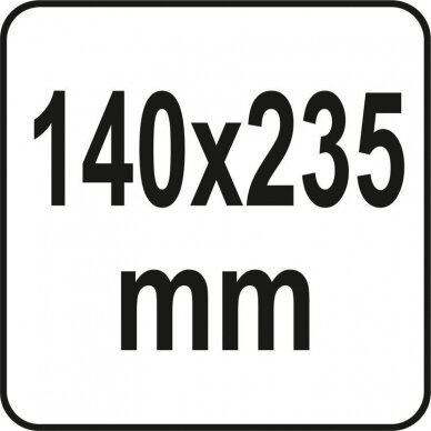 Šepetys - teptukas guminis, tekstūrai, dekorui, išlyginti - dažyti 140x235mm. 3 Šepetys - teptukas guminis, tekstūrai, dekorui, išlyginti - dažyti 140x235mm. 3