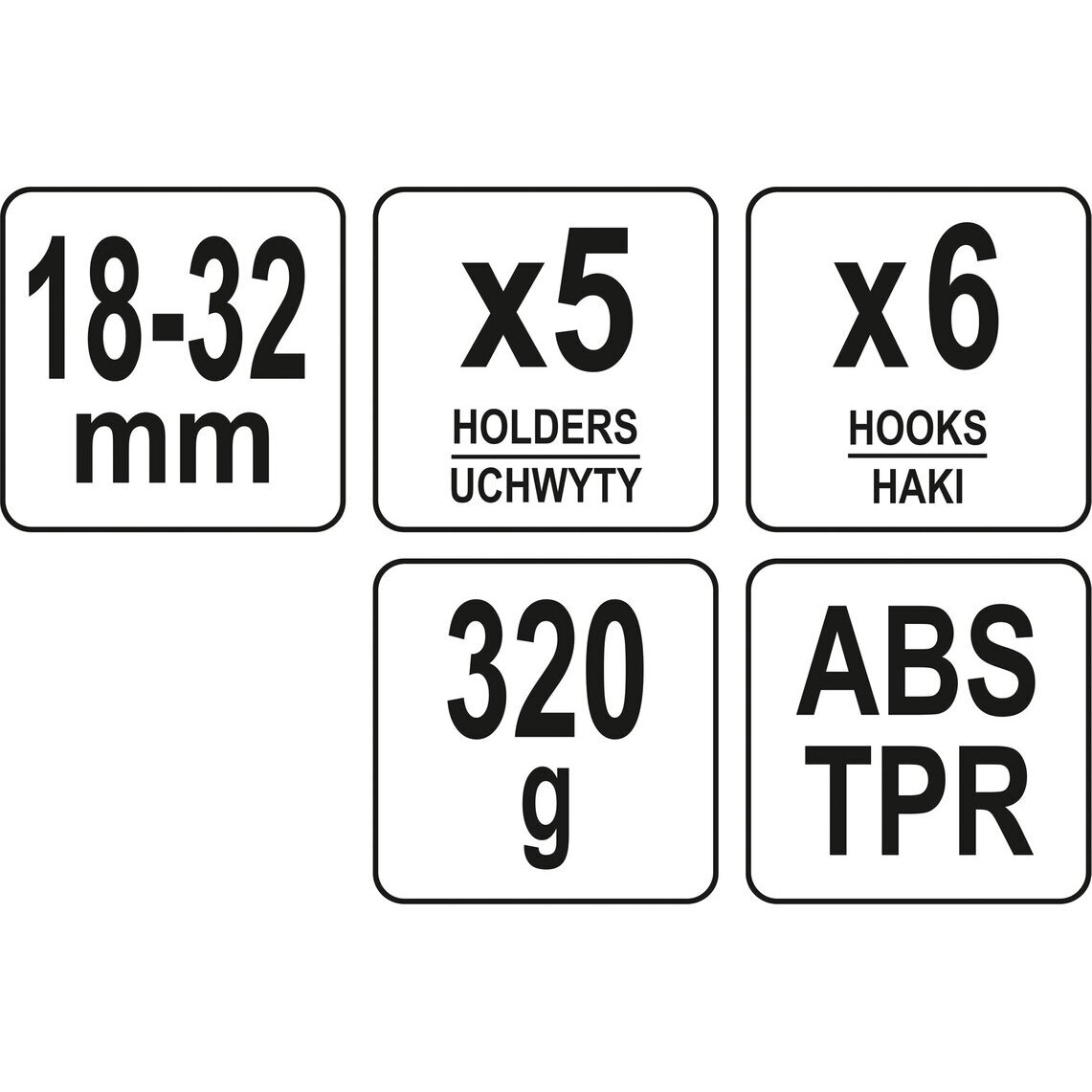 Sieninė kabykla sodo ir buities įrankiams 3 Sieninė kabykla sodo ir buities įrankiams 3