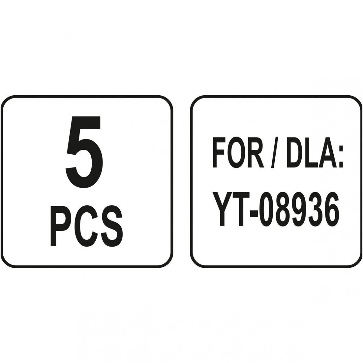 Sienų / perforacijų kabliukai YT-08936 5vnt. 1 Sienų / perforacijų kabliukai YT-08936 5vnt. 1