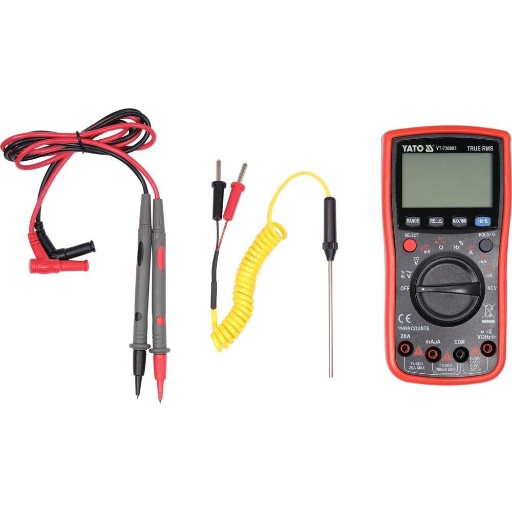 Skaitmeninis daugiafunkcinis testeris TRUE RMS 9999 AUTO LCD Skaitmeninis daugiafunkcinis testeris TRUE RMS 9999 AUTO LCD