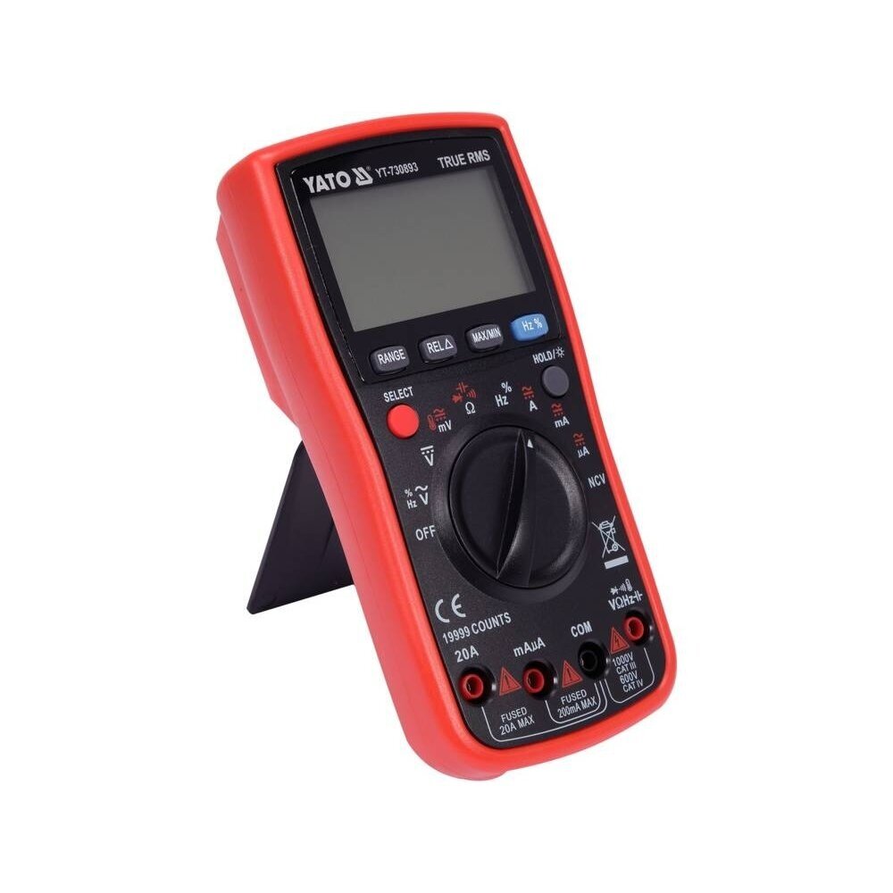 Skaitmeninis daugiafunkcinis testeris TRUE RMS 9999 AUTO LCD 3