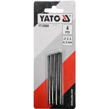 Skylių išmušėjų komplektas odoje, gumoje ir kt. 2, 3, 4, 5 mm, 4vnt. Skylių išmušėjų komplektas odoje, gumoje ir kt. 2, 3, 4, 5 mm, 4vnt.