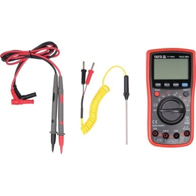 Skaitmeninis daugiafunkcinis testeris TRUE RMS 9999 AUTO LCD Skaitmeninis daugiafunkcinis testeris TRUE RMS 9999 AUTO LCD