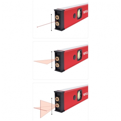 Skaitmeninis gulsčiukas su lazeriu 610mm. 3 Skaitmeninis gulsčiukas su lazeriu 610mm. 3
