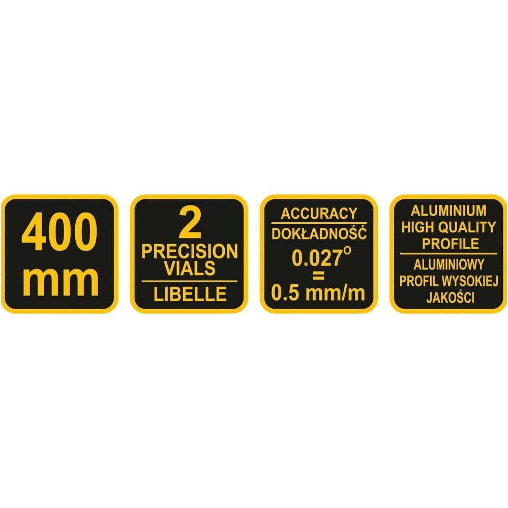 Skaitmeninis LCD gulščiukas su vandens lygiu 400mm. 3 Skaitmeninis LCD gulščiukas su vandens lygiu 400mm. 3