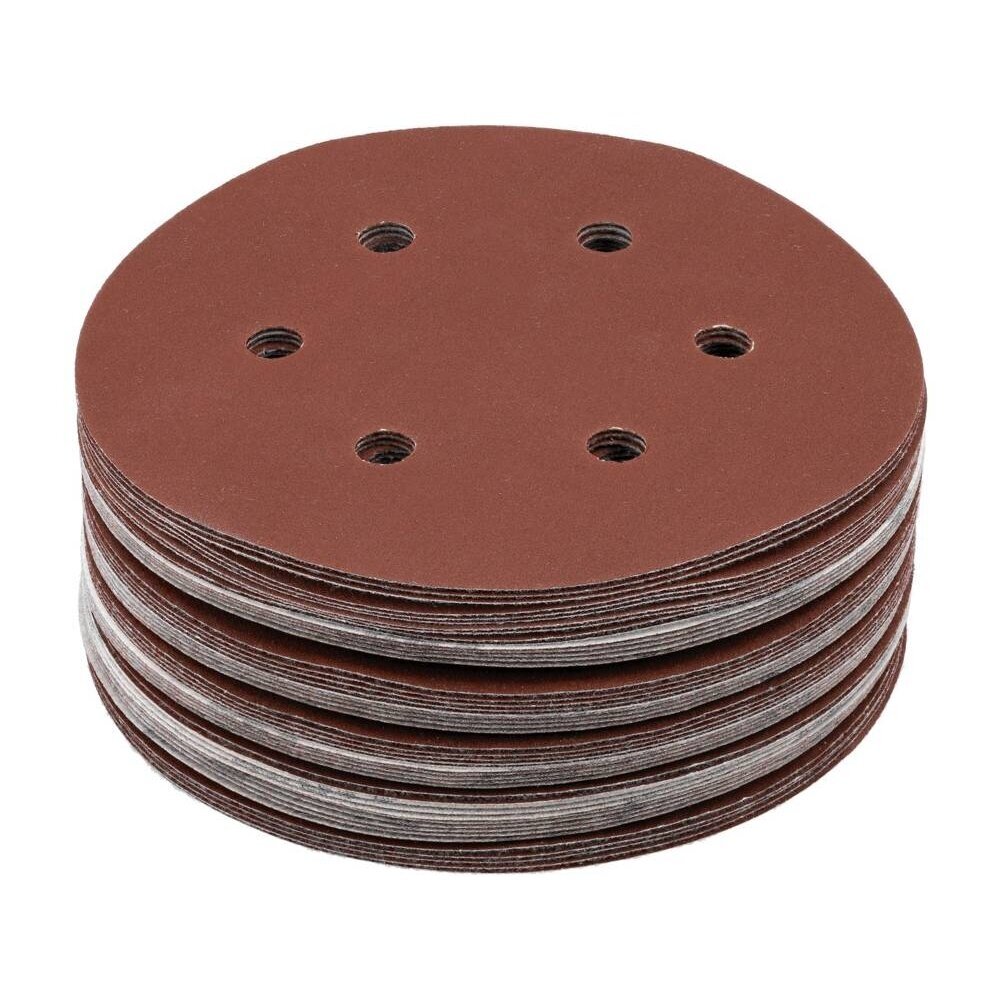 Šlifavimo popierius {velcro) 6 skylės 150 mm. / P240 50vnt.