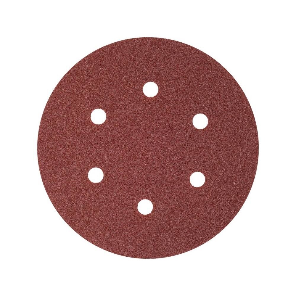 Šlifavimo popierius {velcro) 6 skylės 150mm. / P100 50vnt. 1 Šlifavimo popierius {velcro) 6 skylės 150mm. / P100 50vnt. 1