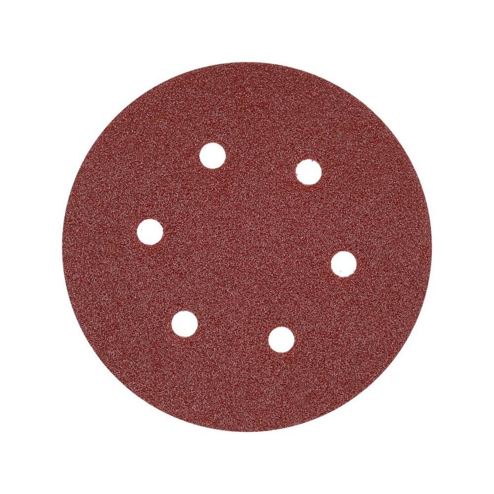 Šlifavimo popierius {velcro) 6 skylės 150mm. / P150 50vnt. 1 Šlifavimo popierius {velcro) 6 skylės 150mm. / P150 50vnt. 1