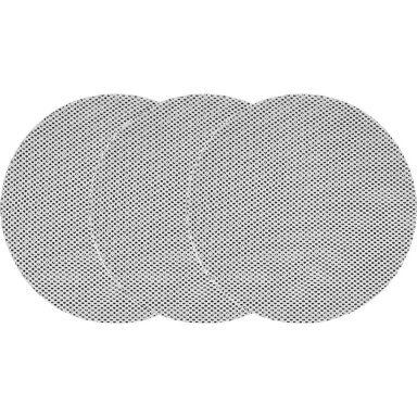 Šlifavimo tinklelis apvalus kietas dulkėms pralaidus veliūras 225mm. P220 - 3vnt. Šlifavimo tinklelis apvalus kietas dulkėms pralaidus veliūras 225mm. P220 - 3vnt.