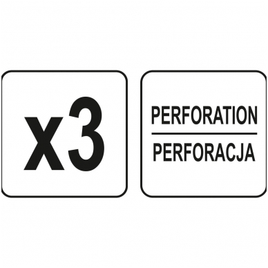 Šlifavimo diskas perforuotas veliūras šlifavimas be dulkių 225mm. P120 - 3vnt. 2 Šlifavimo diskas perforuotas veliūras šlifavimas be dulkių 225mm. P120 - 3vnt. 2