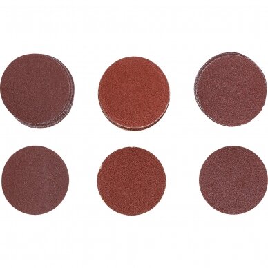 Šlifavimo padai / šlifavimo rinkinys Ø 50mm. K 60 - 80 - 120 30vnt. Šlifavimo padai / šlifavimo rinkinys Ø 50mm. K 60 - 80 - 120 30vnt.