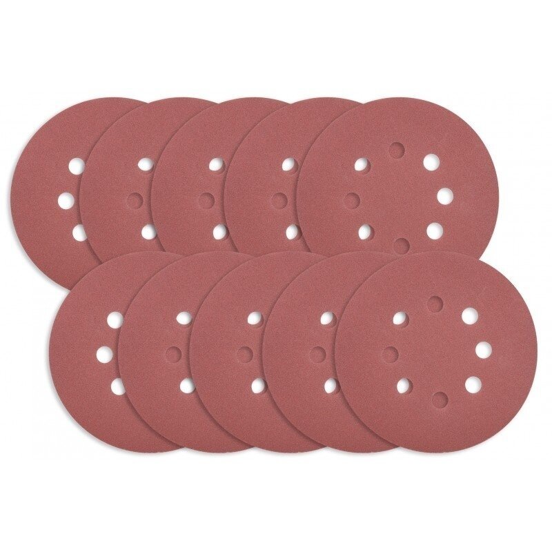 Šlifavimo popierius (velcro) žirafai su skylėm 225mm. P180 10vnt. 1 Šlifavimo popierius (velcro) žirafai su skylėm 225mm. P180 10vnt. 1