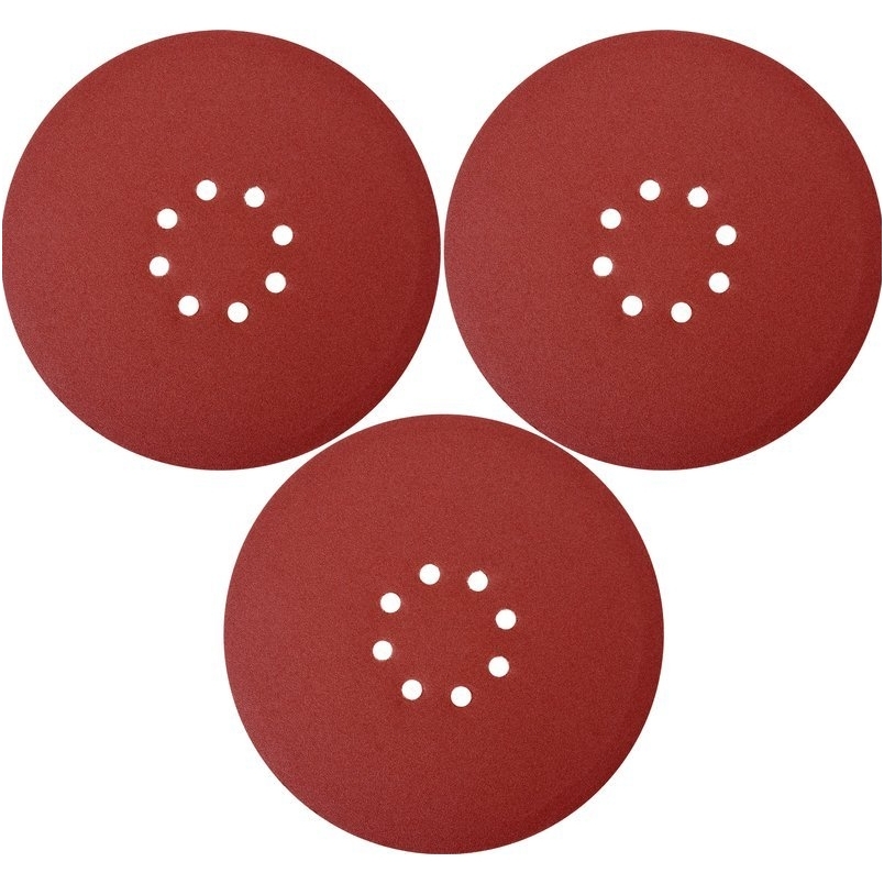 Šlifavimo popierius (velcro) apvalus su skylėm 225mm. P240 - 3 vnt. Šlifavimo popierius (velcro) apvalus su skylėm 225mm. P240 - 3 vnt.