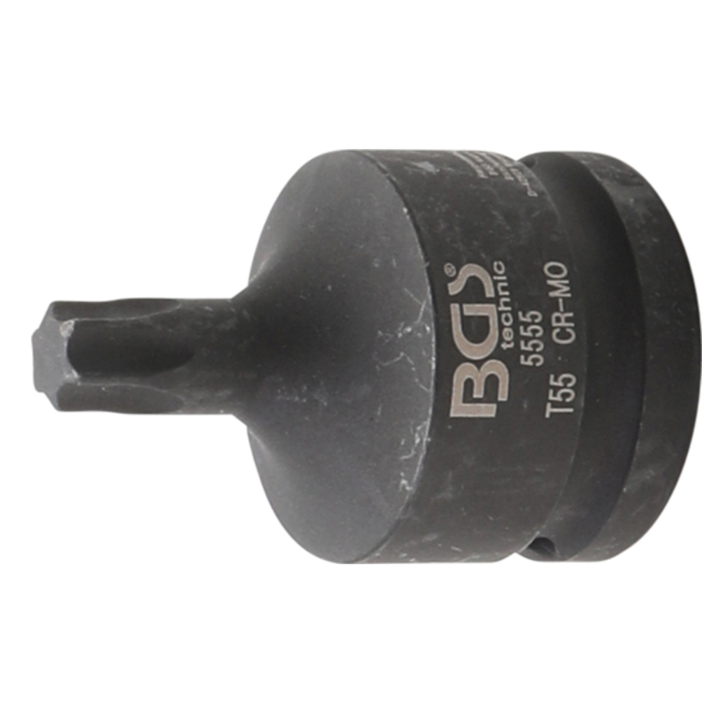 Smūginis antgalis - 20 mm (3/4") T-Star (Torx) T55 Smūginis antgalis - 20 mm (3/4") T-Star (Torx) T55