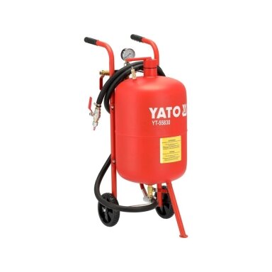 Smėliapūtė ant ratukų 0.8 MPa / 40l.