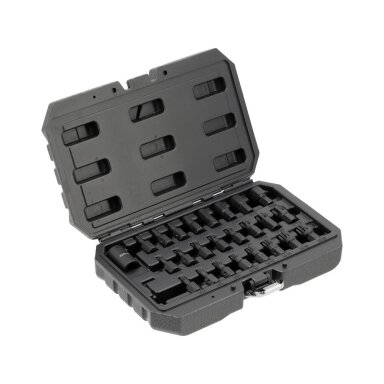 Smūginių antgalių rinkinys 1/2" 25vnt.