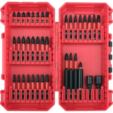 Smūginių antgaliukų rinkinys  1/4"  39 vnt. S2