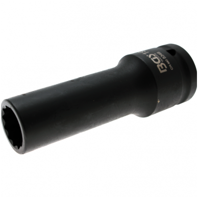 Smūginė galvutė ilga 12 kampė (3/4") 19mm. Smūginė galvutė ilga 12 kampė (3/4") 19mm.