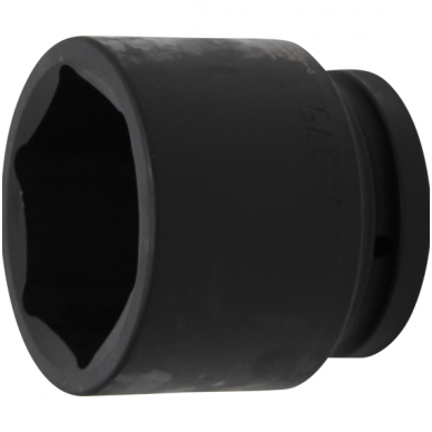 Smūginė galvutė šešiakampė (1") 75mm. Smūginė galvutė šešiakampė (1") 75mm.