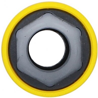 Smūginė galvutė su apsauga itin siaura (1/2") 19mm. 1 Smūginė galvutė su apsauga itin siaura (1/2") 19mm. 1