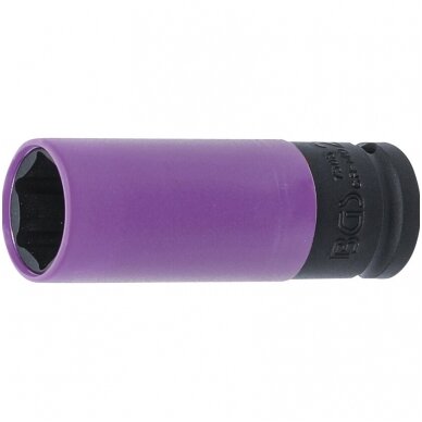 Smūginė galvutė su apsauga itin siaura (1/2") 22mm. Smūginė galvutė su apsauga itin siaura (1/2") 22mm.