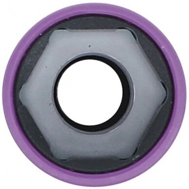 Smūginė galvutė su apsauga itin siaura (1/2") 22mm. 1 Smūginė galvutė su apsauga itin siaura (1/2") 22mm. 1