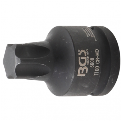 Smūginis antgalis - 20 mm (3/4") T-Star (Torx) T100 Smūginis antgalis - 20 mm (3/4") T-Star (Torx) T100
