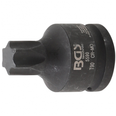 Smūginis antgalis - 20 mm (3/4") T-Star (Torx) T90 Smūginis antgalis - 20 mm (3/4") T-Star (Torx) T90