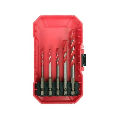 Smūginių antgalių ir grąžtų rinkinys 18 vnt. 2 Smūginių antgalių ir grąžtų rinkinys 18 vnt. 2