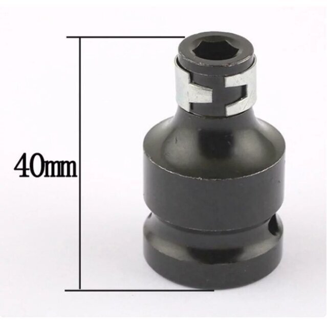 Smūginis adapteris 12.5mm. (1/2") - 6.3mm. (1/4") 2 Smūginis adapteris 12.5mm. (1/2") - 6.3mm. (1/4") 2
