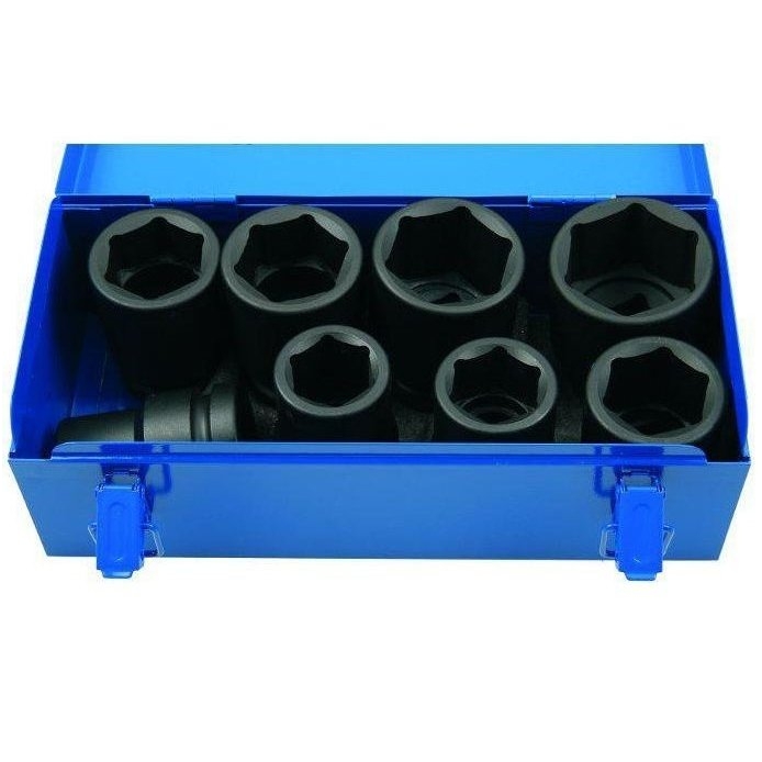 Smūginių galvučių rinkinys 27 - 50 mm - 8 vnt. Smūginių galvučių rinkinys 27 - 50 mm - 8 vnt.