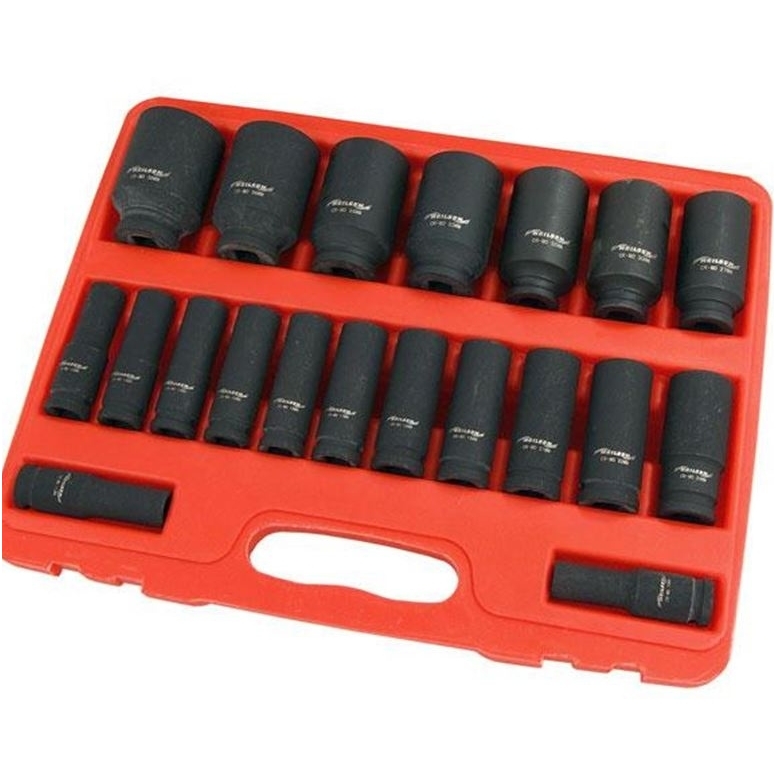 Smūginių ilgų galvučių rinkinys -12,5mm (1/2") - 10-38mm. - 20vnt. 5