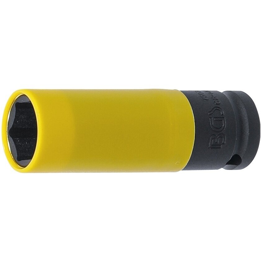 Smūginė galvutė su apsauga itin siaura (1/2") 19mm. Smūginė galvutė su apsauga itin siaura (1/2") 19mm.