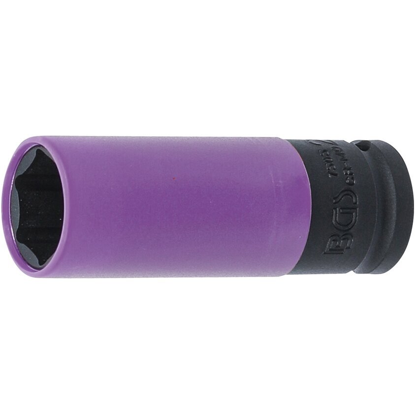 Smūginė galvutė su apsauga itin siaura (1/2") 22mm. Smūginė galvutė su apsauga itin siaura (1/2") 22mm.