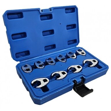 Šoninių raktų rinkinys 10 mm. (3/8") 10 - 22mm. 10 vnt.
