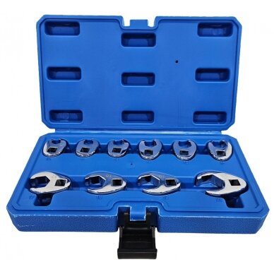 Šoninių raktų rinkinys 10 mm. (3/8") 10 - 22mm. 10 vnt. 2