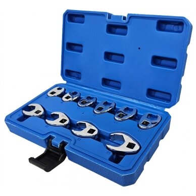 Šoninių raktų rinkinys 10 mm. (3/8") 10 - 22mm. 10 vnt. 1