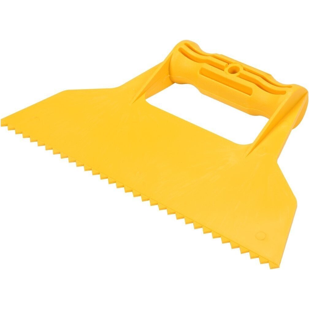 Špakliuotė / mentelė plastikinė su dantukais 225mm. 1 Špakliuotė / mentelė plastikinė su dantukais 225mm. 1