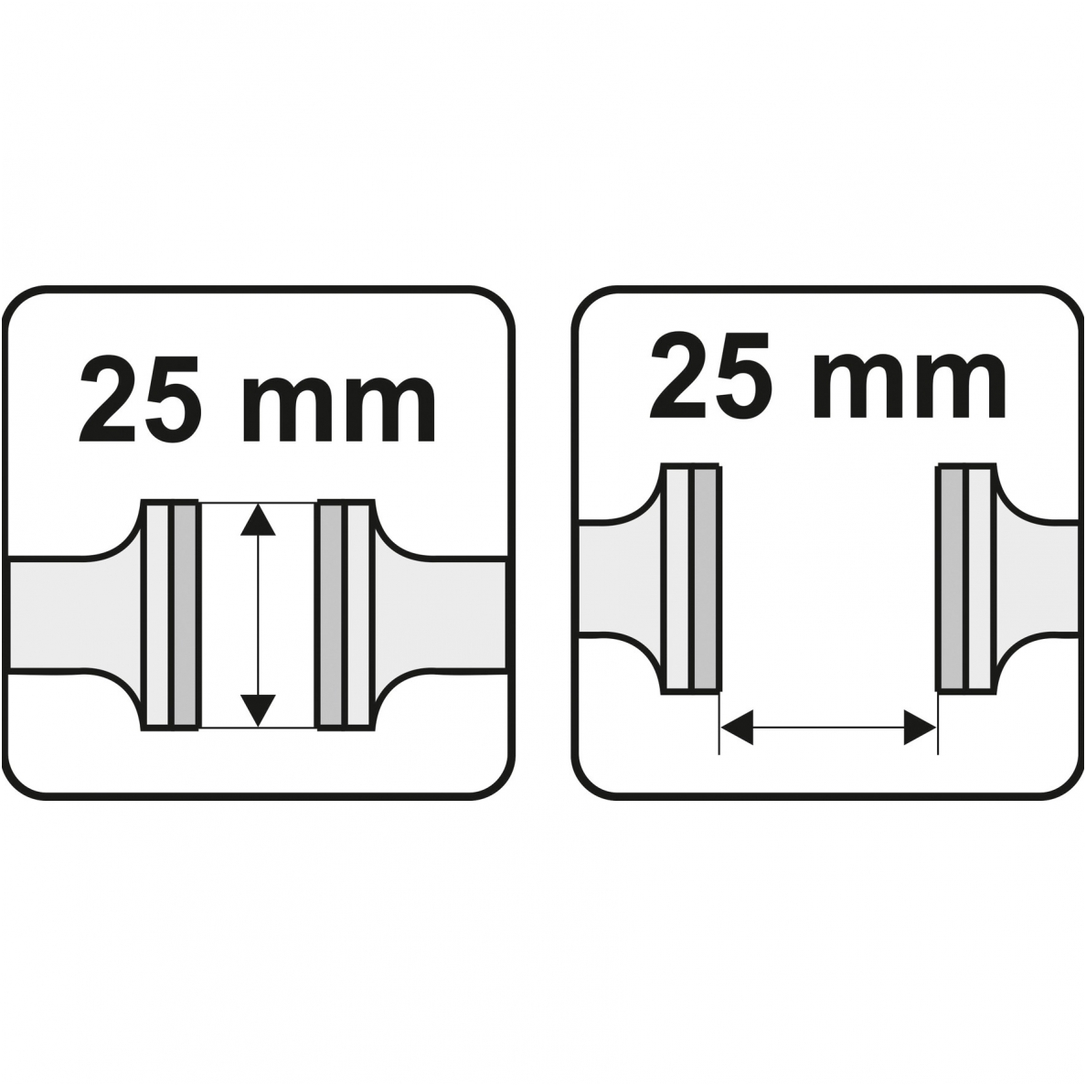 Spaustuvai rankiniai - 25 mm 3 Spaustuvai rankiniai - 25 mm 3