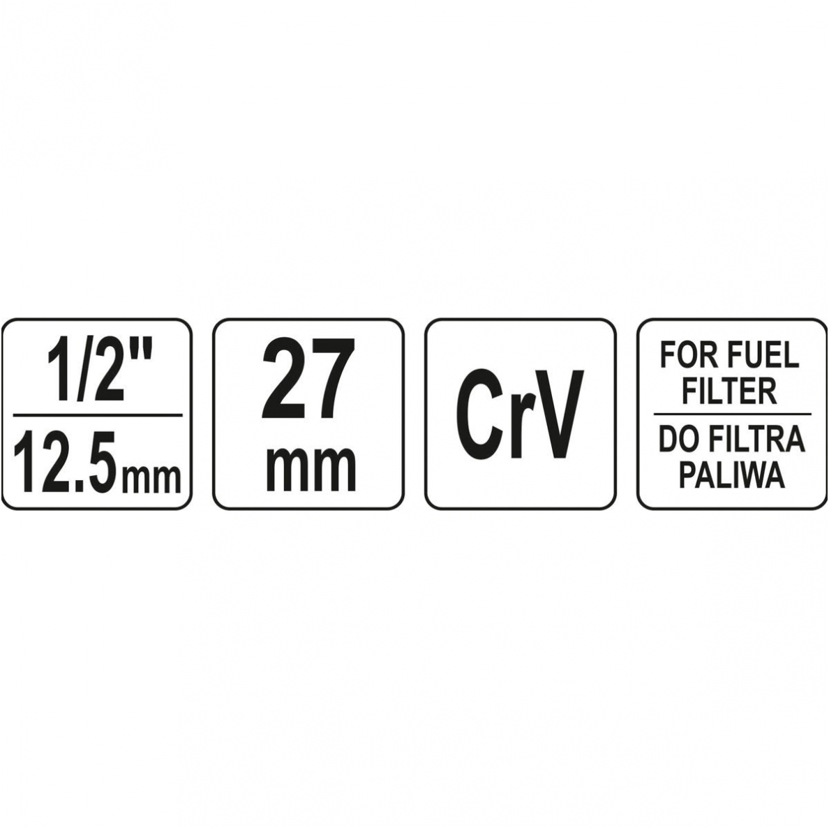 Speciali galvutė dyzeliniams filtrams- 27mm. 3 Speciali galvutė dyzeliniams filtrams- 27mm. 3