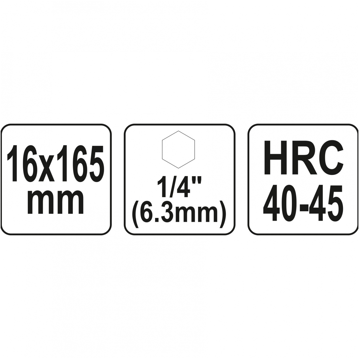 Spiralinis grąžtas medžiui | su hex (1/4") galu | 16 mm 3 Spiralinis grąžtas medžiui | su hex (1/4") galu | 16 mm 3