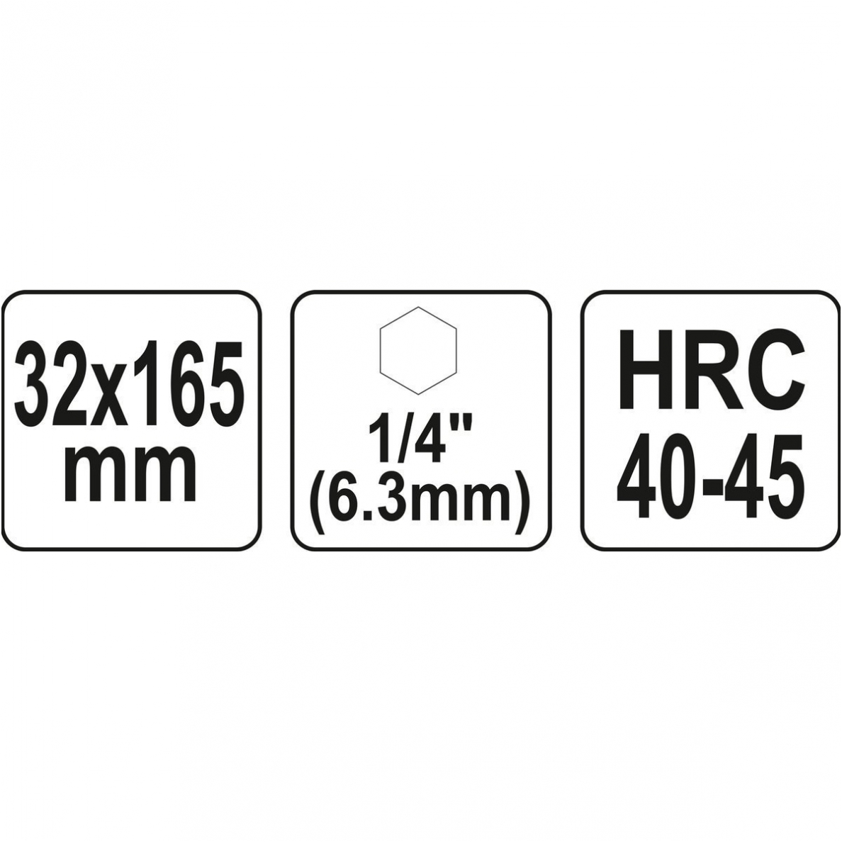 Spiralinis grąžtas medžiui - su hex (1/4") galu - 32 mm 3 Spiralinis grąžtas medžiui - su hex (1/4") galu - 32 mm 3