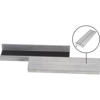 Spaustuvų lūpų apsaugos - Aliuminės - 125 mm - 2 vnt. Spaustuvų lūpų apsaugos - Aliuminės - 125 mm - 2 vnt.