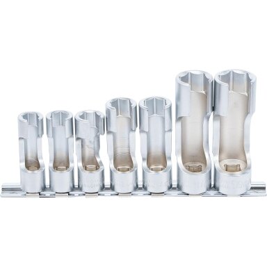 Specializuotų galvučių rinkinys su išpjova 10 mm. (3/8") 10 - 19 mm.6 vnt. Specializuotų galvučių rinkinys su išpjova 10 mm. (3/8") 10 - 19 mm.6 vnt.